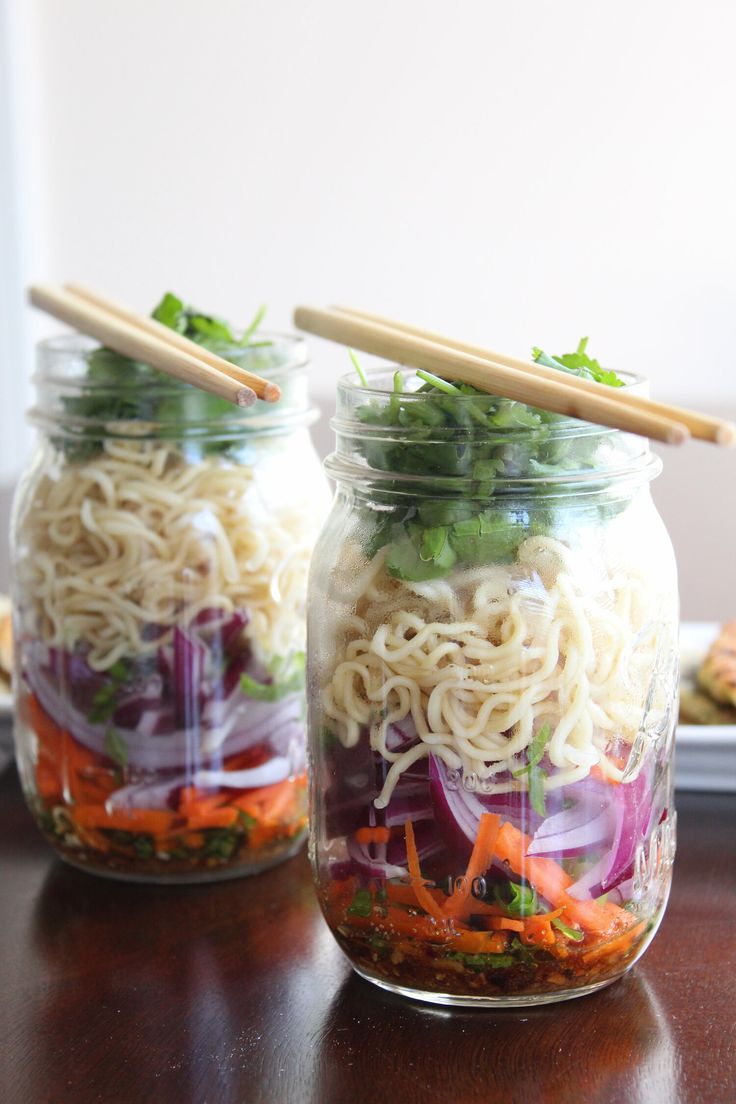 Anna's Ramen Noodle Jars
