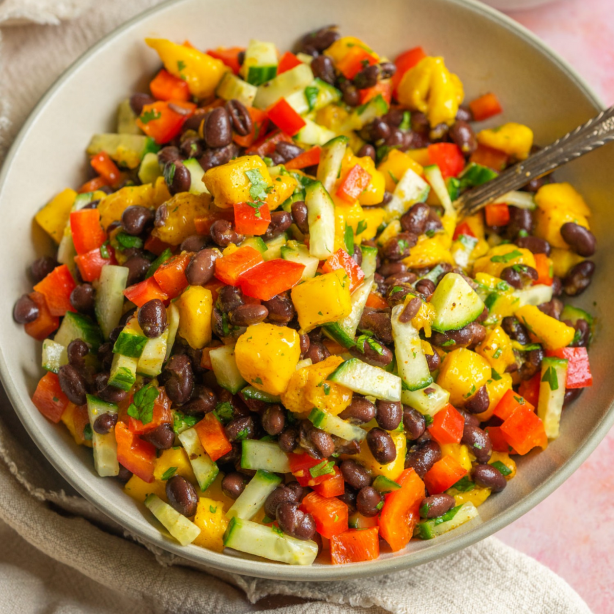 Our Fresh & Vibrant Summer Mango Salad