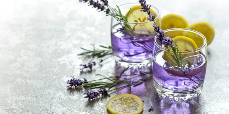 Water infused with Lavender